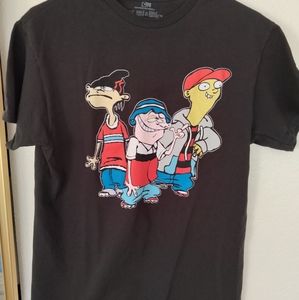 Ed Edd n Eddy Black Graphic Tee Men's Size Medium